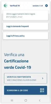 VerificaC19 android App screenshot 0